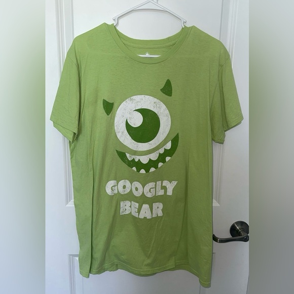 Walt Disney World Parks Mike Wazowski Googly Bear Monsters Inc T-Shirt menLarge - Picture 1 of 4